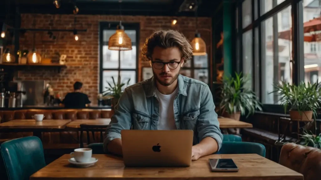 leonardo kino xl digital nomad vibesyoung freelancer working o 2